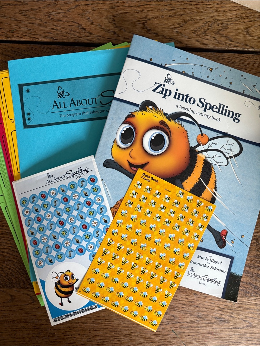 NEW All About Spelling Level 1 Activity Book - Zip Into Spelling (color edition)